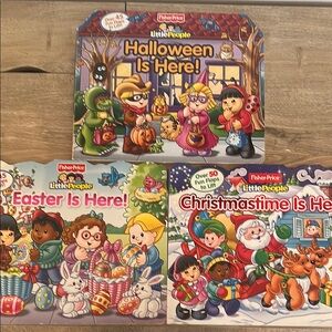Fisher-Price Little People Holiday Book Set